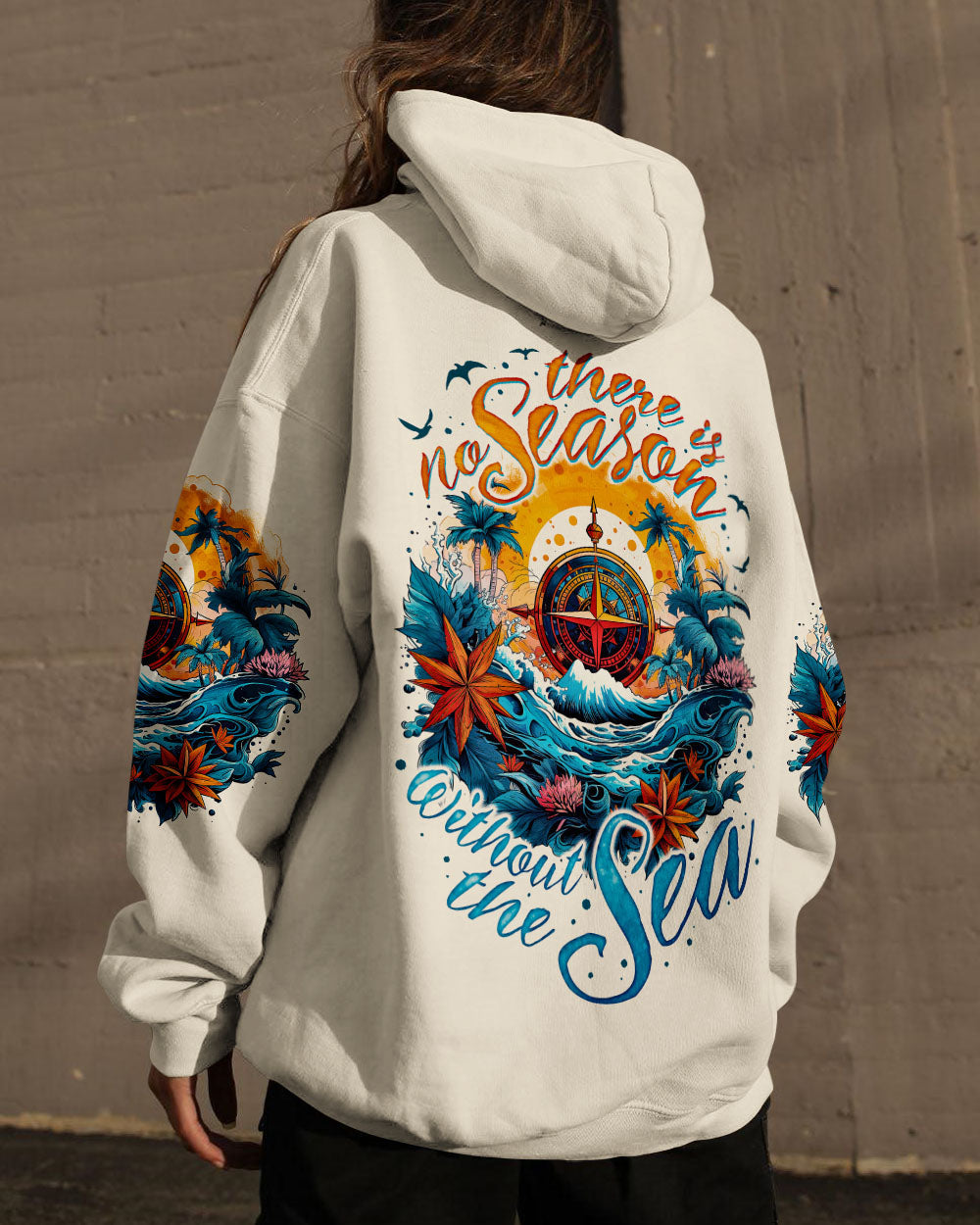 BLISSCORNERS THERE IS NO SEASON WITHOUT THE SEA ALL OVER PRINT