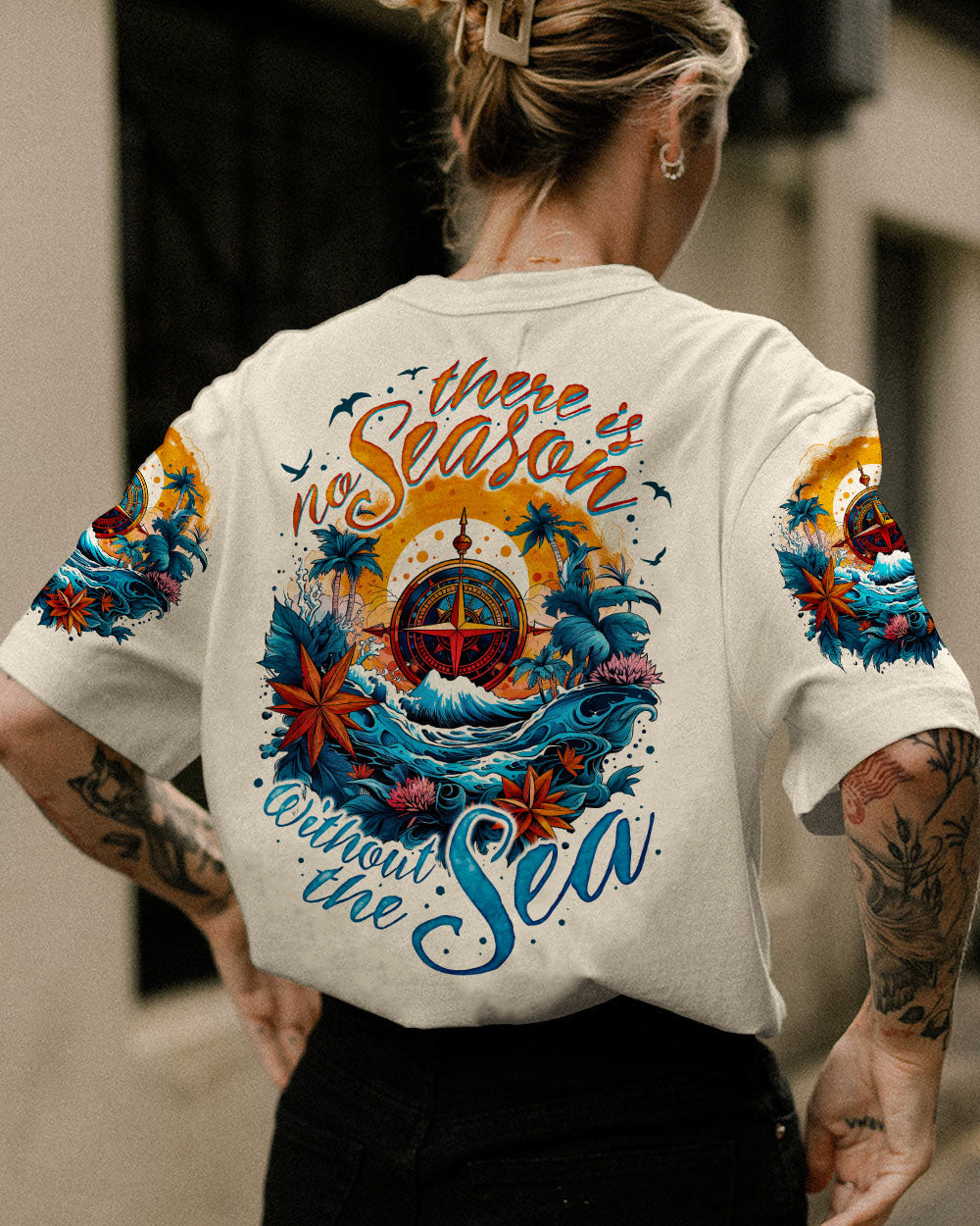 BLISSCORNERS THERE IS NO SEASON WITHOUT THE SEA ALL OVER PRINT