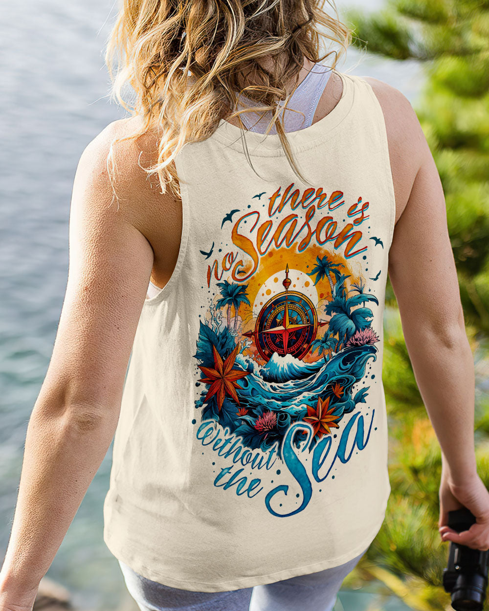 BLISSCORNERS THERE IS NO SEASON WITHOUT THE SEA ALL OVER PRINT