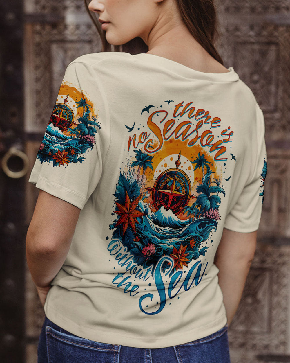BLISSCORNERS THERE IS NO SEASON WITHOUT THE SEA ALL OVER PRINT