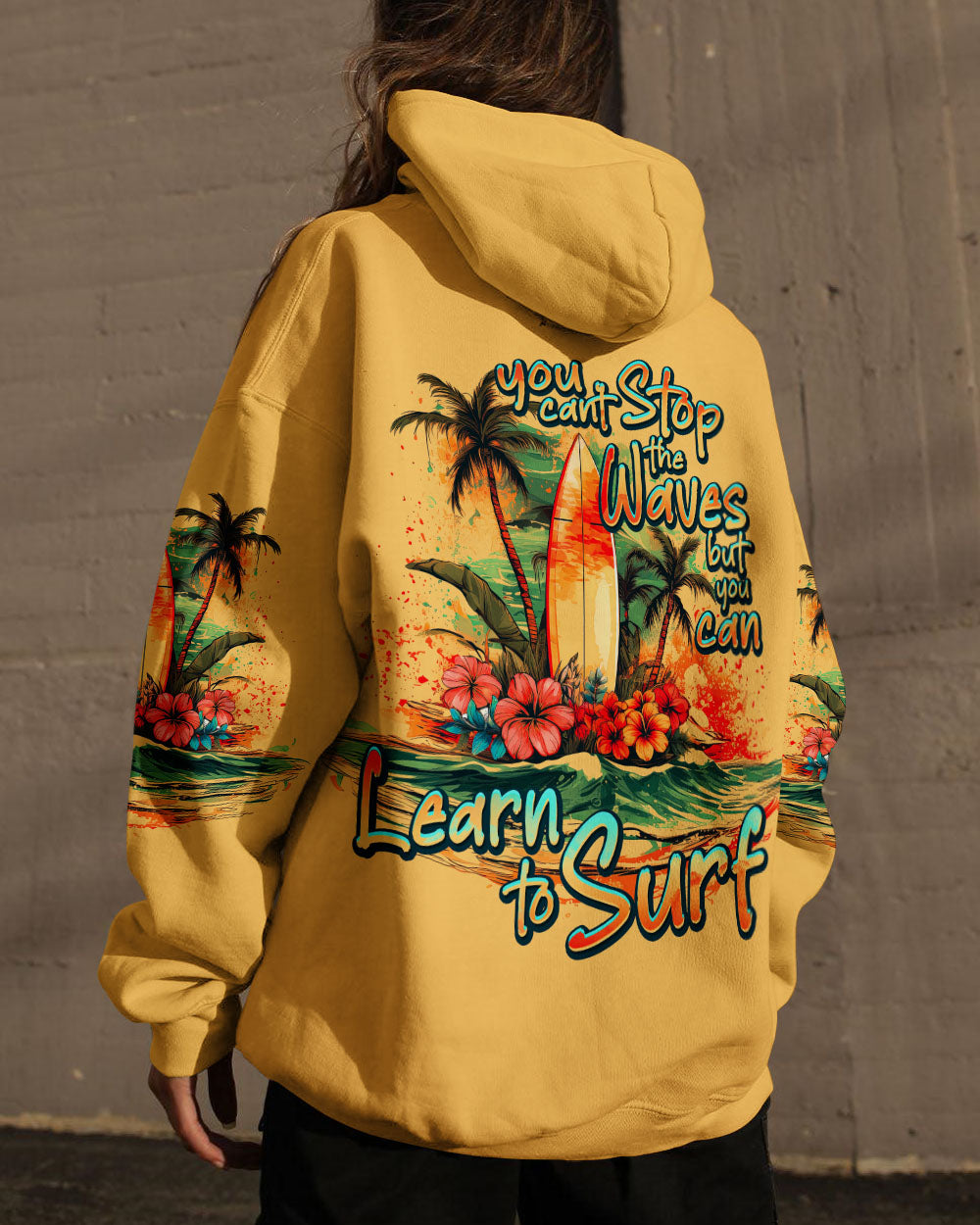 BLISSCORNERS YOU CAN'T STOP THE WAVES ALL OVER PRINT