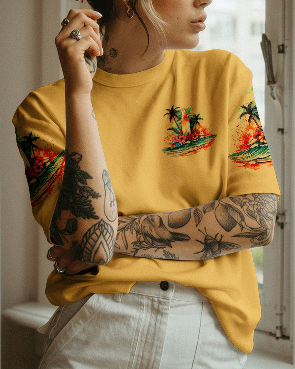 BLISSCORNERS YOU CAN'T STOP THE WAVES ALL OVER PRINT