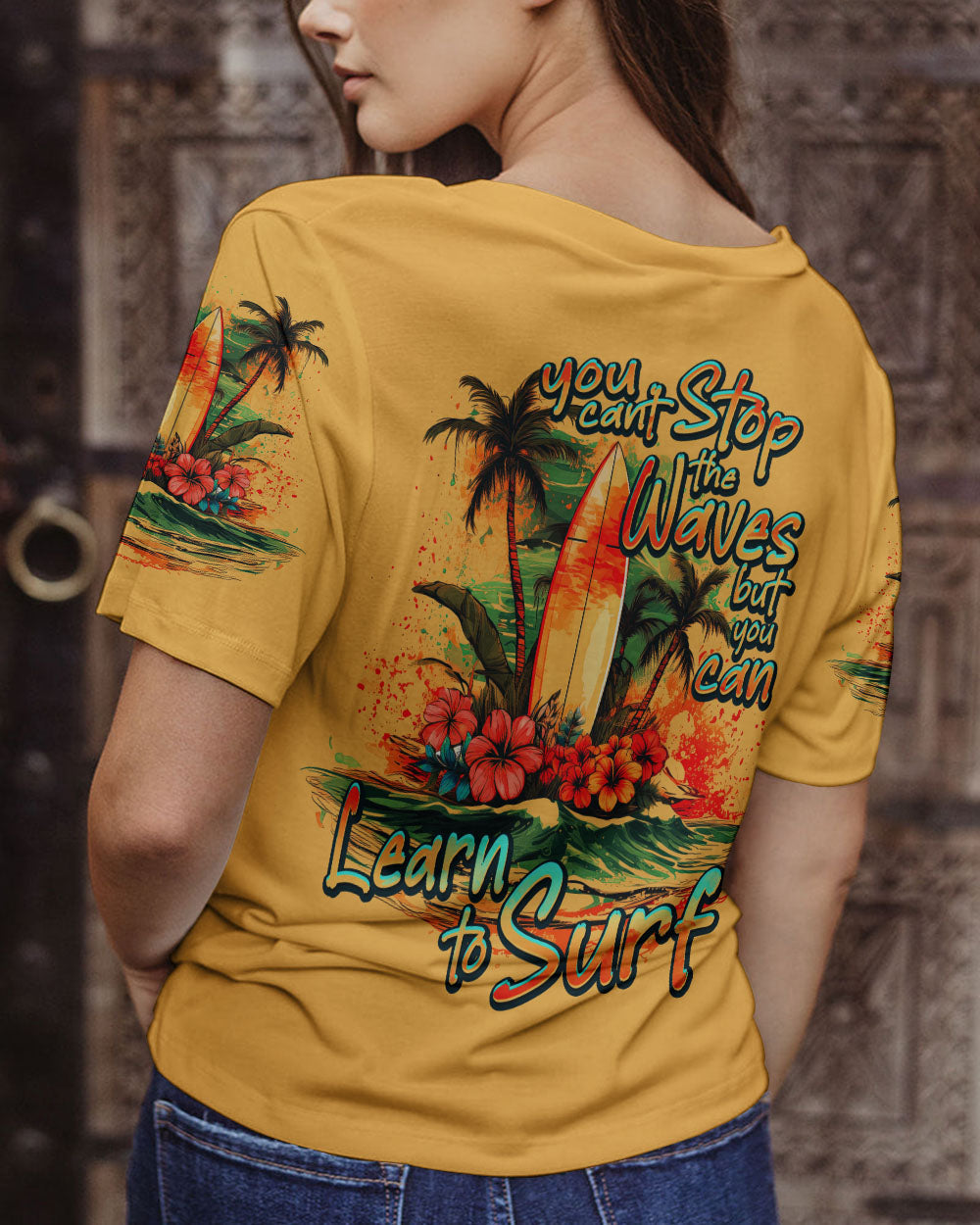 BLISSCORNERS YOU CAN'T STOP THE WAVES ALL OVER PRINT