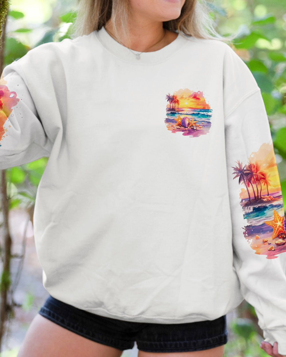 BLISSCORNERS NOT ALL WHO WANDER ARE LOST SEASHELL ALL OVER PRINT