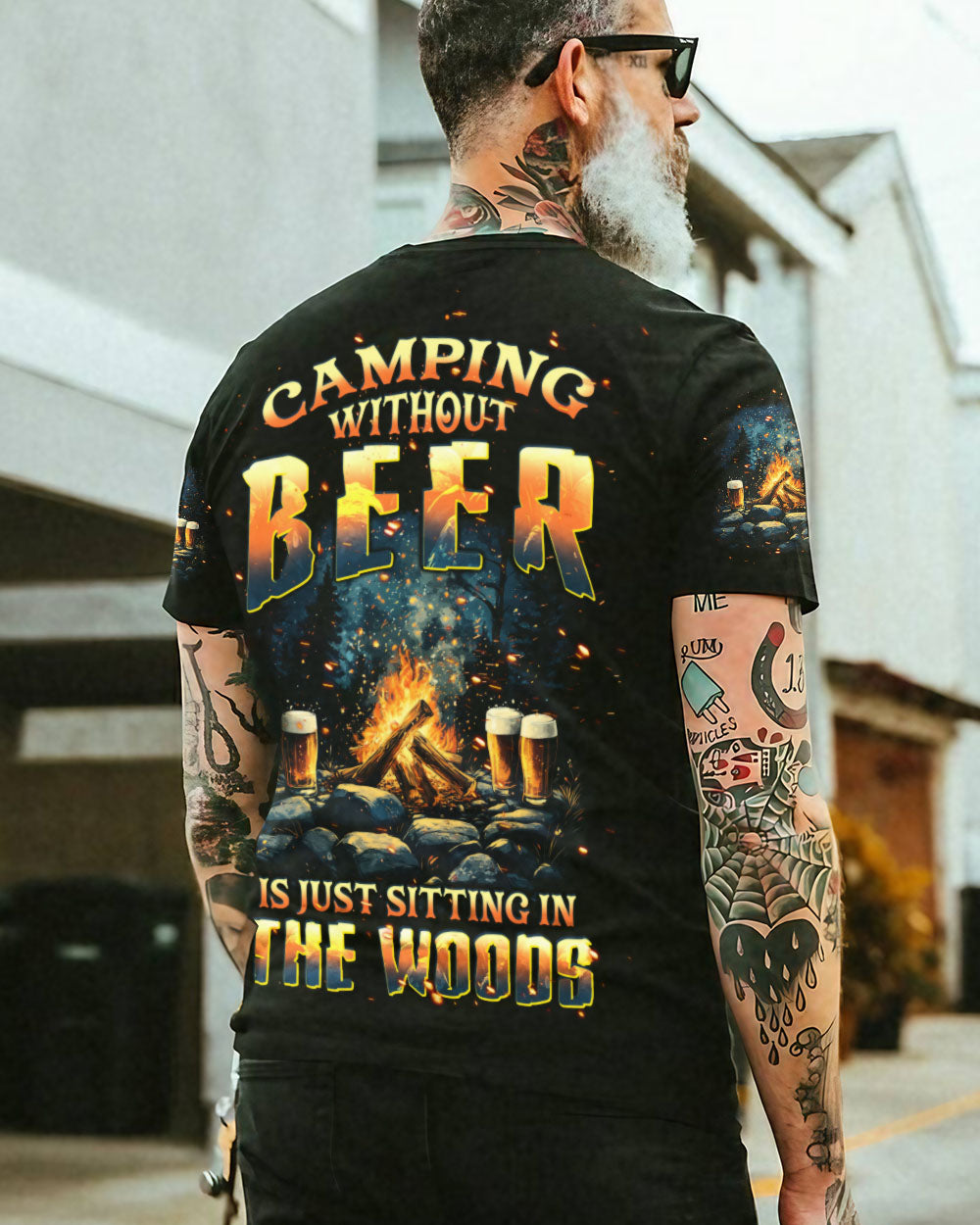 BLISSCORNERS CAMPING WITHOUT BEER ALL OVER PRINT