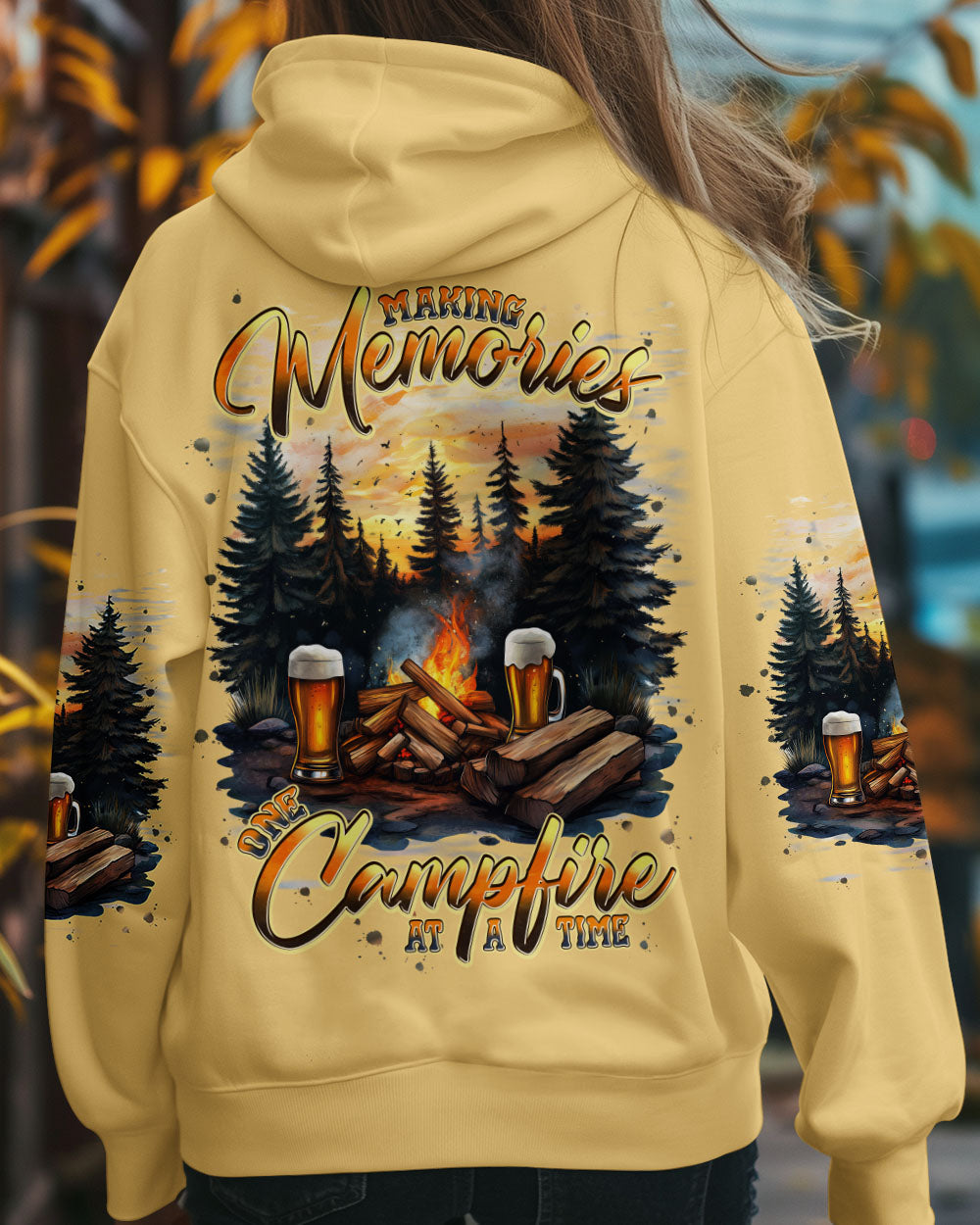 BLISSCORNERS MAKING MEMORIES ONE CAMPFIRE AT A TIME ALL OVER PRINT
