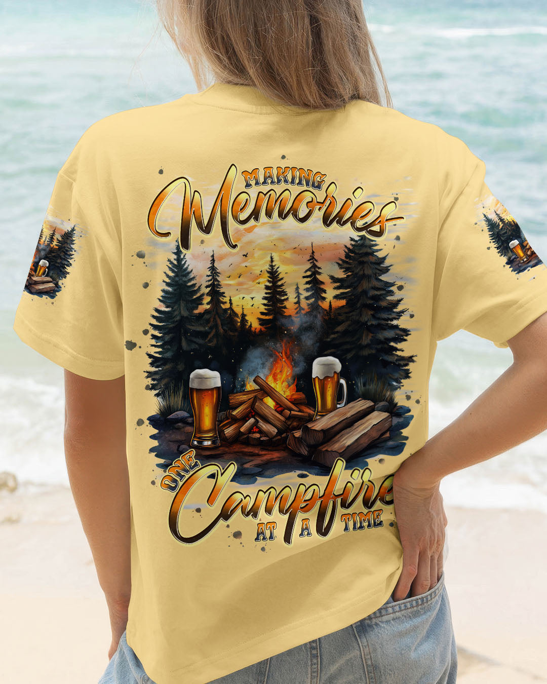 BLISSCORNERS MAKING MEMORIES ONE CAMPFIRE AT A TIME ALL OVER PRINT