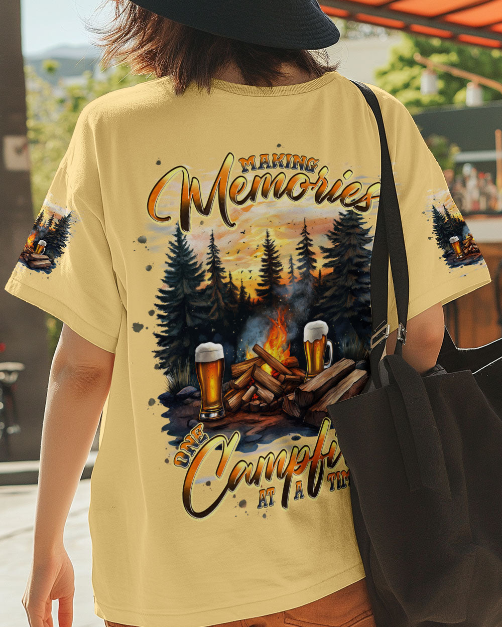 BLISSCORNERS MAKING MEMORIES ONE CAMPFIRE AT A TIME ALL OVER PRINT