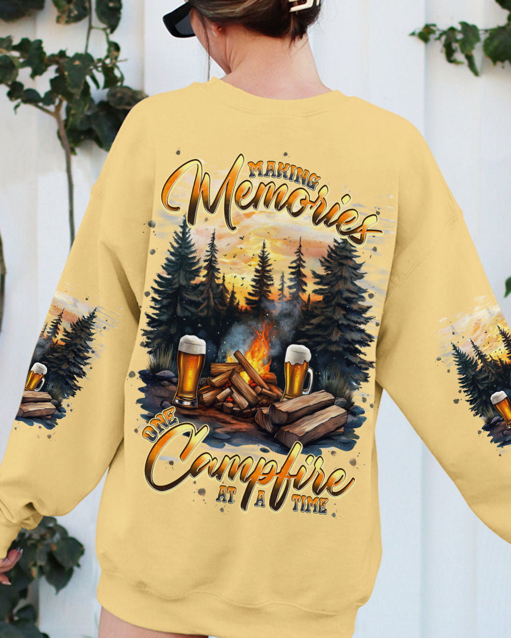BLISSCORNERS MAKING MEMORIES ONE CAMPFIRE AT A TIME ALL OVER PRINT