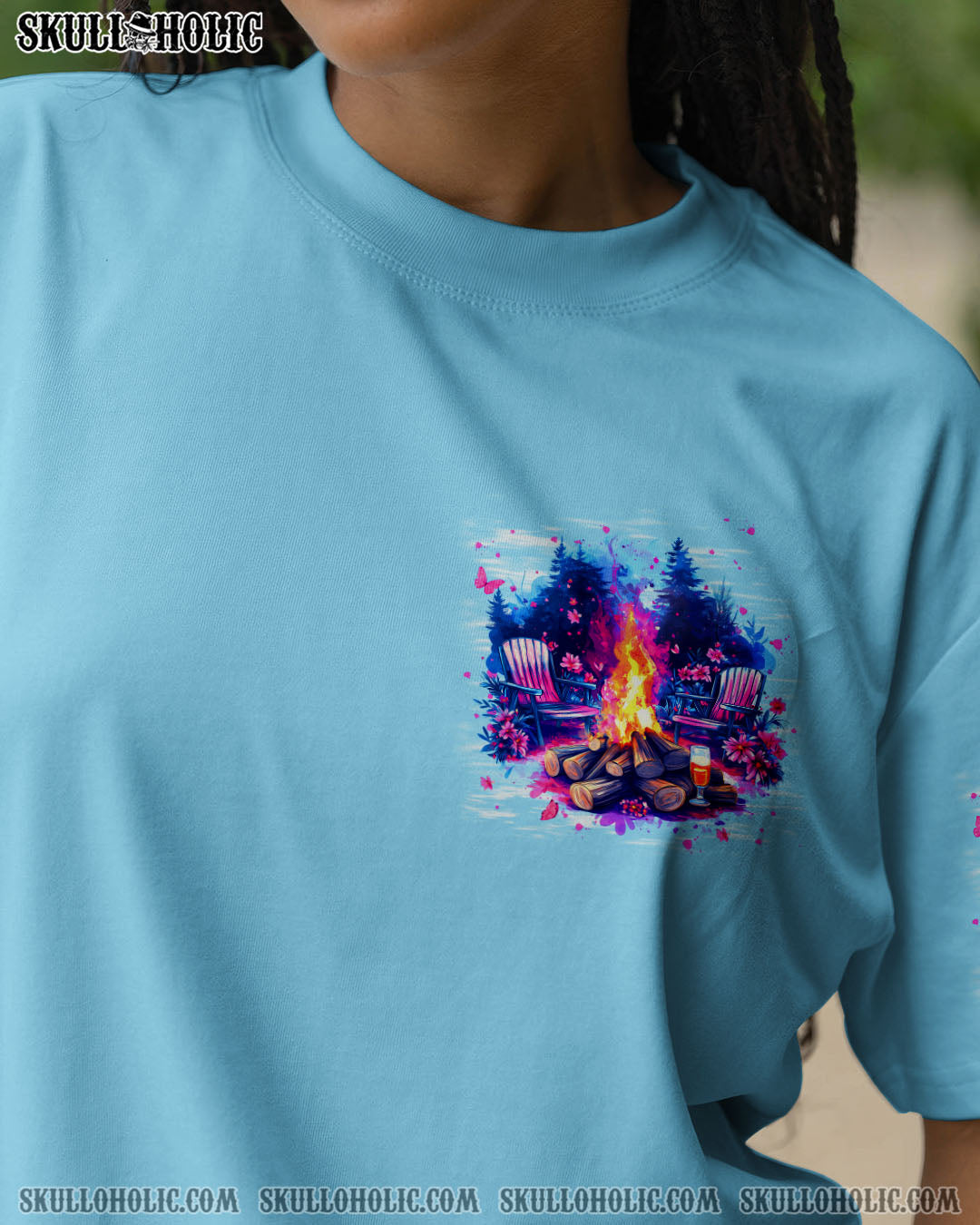 BLISSCORNERS MAKING MEMORIES ONE CAMPFIRE AT A TIME ALL OVER PRINT