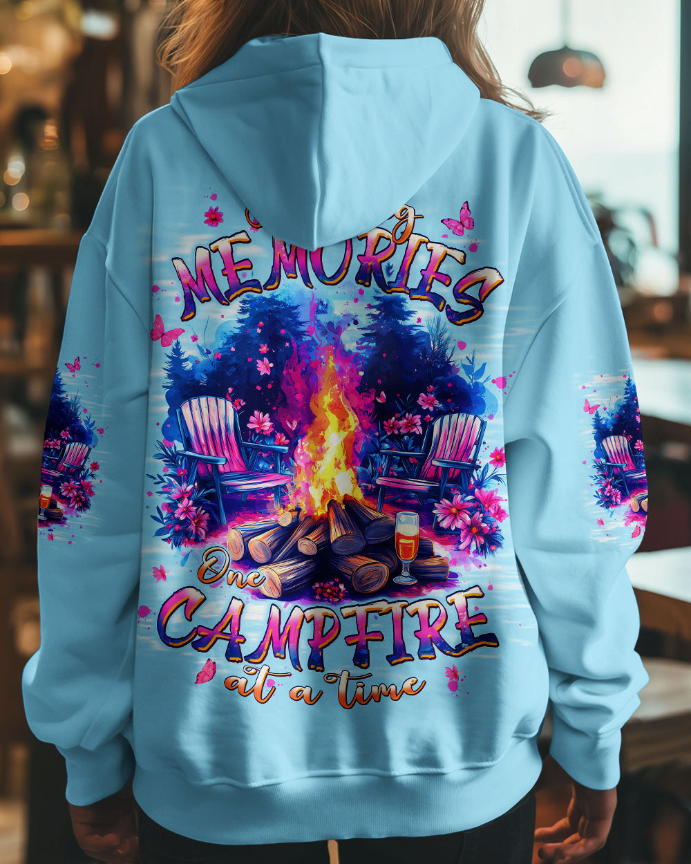 BLISSCORNERS MAKING MEMORIES ONE CAMPFIRE AT A TIME ALL OVER PRINT