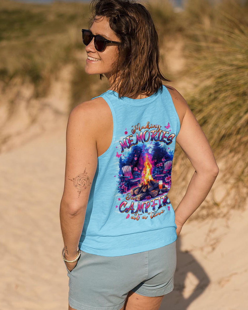 BLISSCORNERS MAKING MEMORIES ONE CAMPFIRE AT A TIME ALL OVER PRINT
