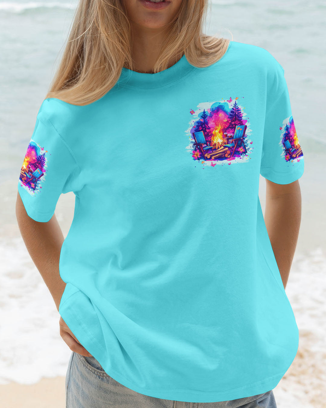 BLISSCORNERS MAKING MEMORIES ONE CAMPFIRE AT A TIME ALL OVER PRINT