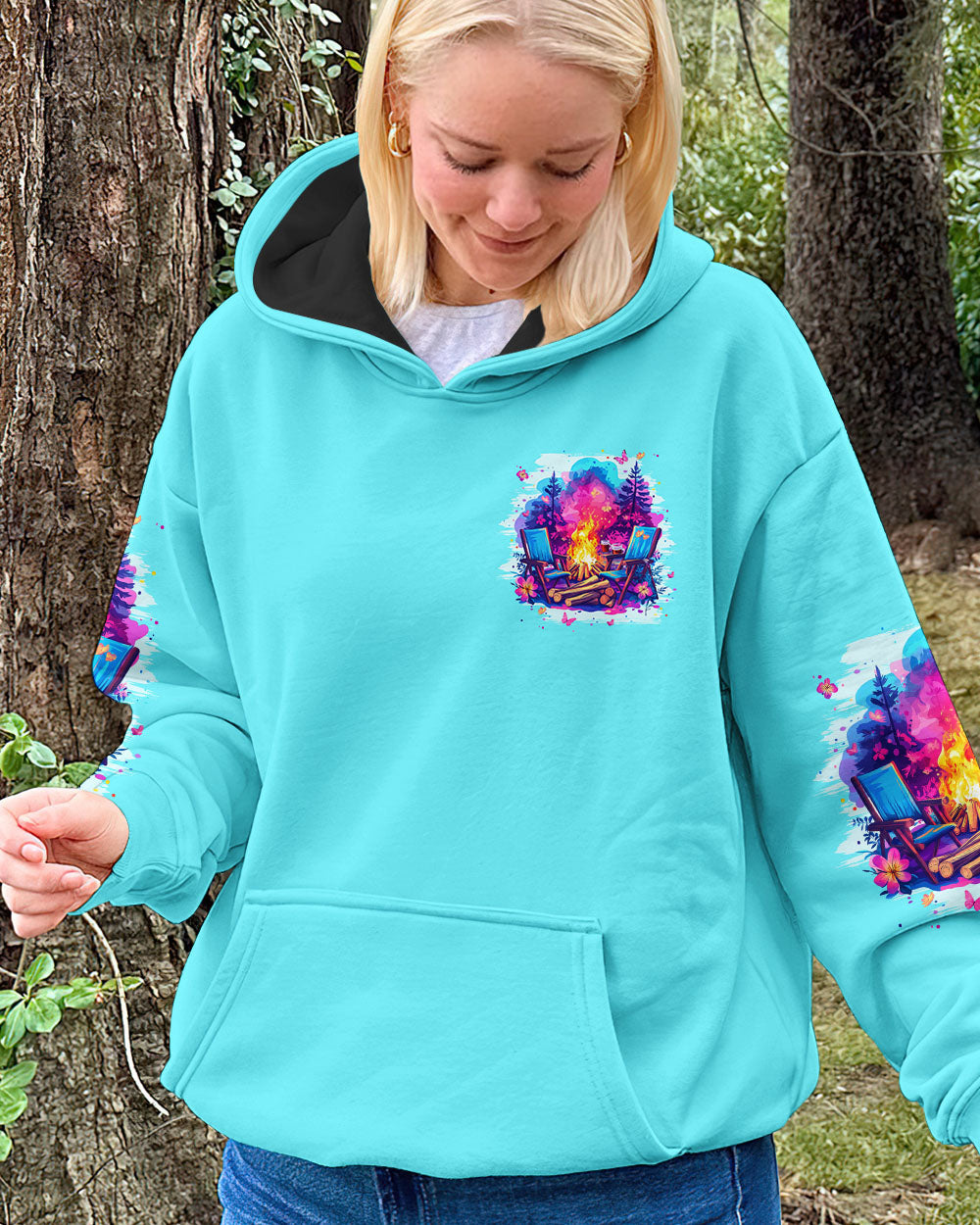 BLISSCORNERS MAKING MEMORIES ONE CAMPFIRE AT A TIME ALL OVER PRINT