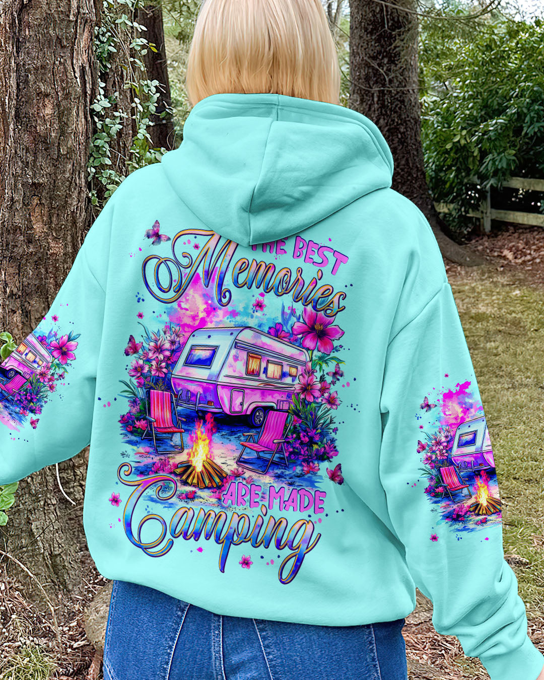 BLISSCORNERS THE BEST MEMORIES ARE MADE CAMPING ALL OVER PRINT