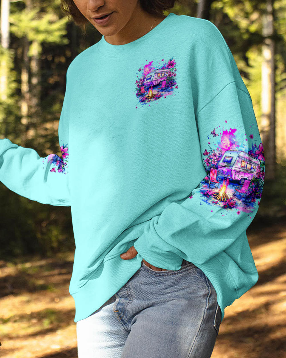BLISSCORNERS THE BEST MEMORIES ARE MADE CAMPING ALL OVER PRINT