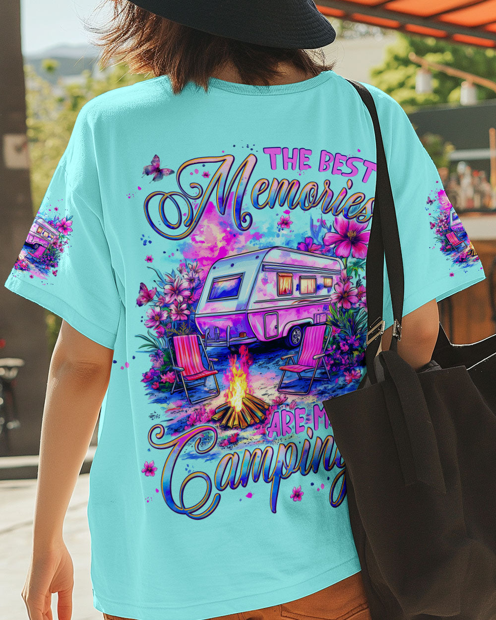 BLISSCORNERS THE BEST MEMORIES ARE MADE CAMPING ALL OVER PRINT