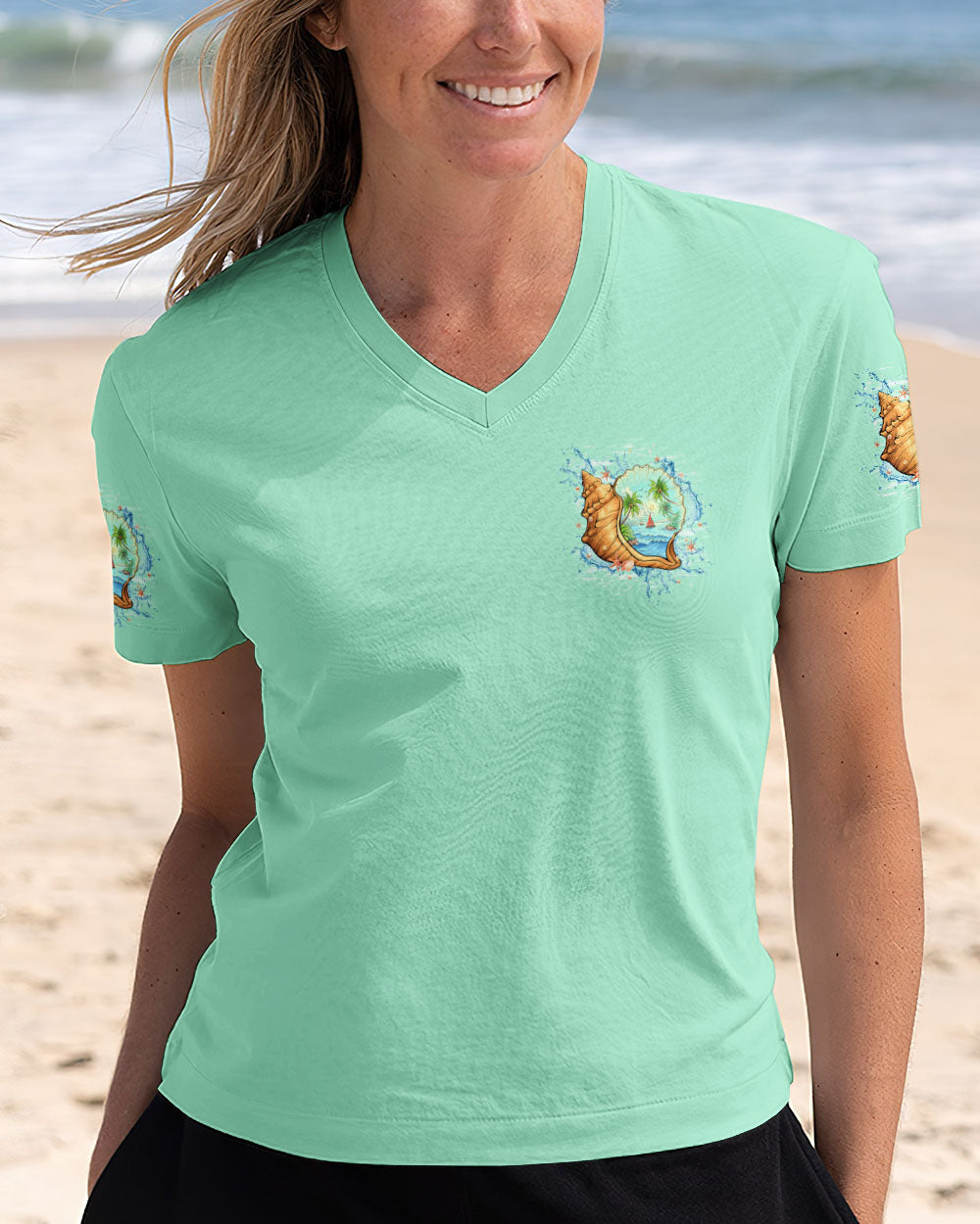 BLISSCORNERS SALTWATER HEALS EVERYTHING ALL OVER PRINT