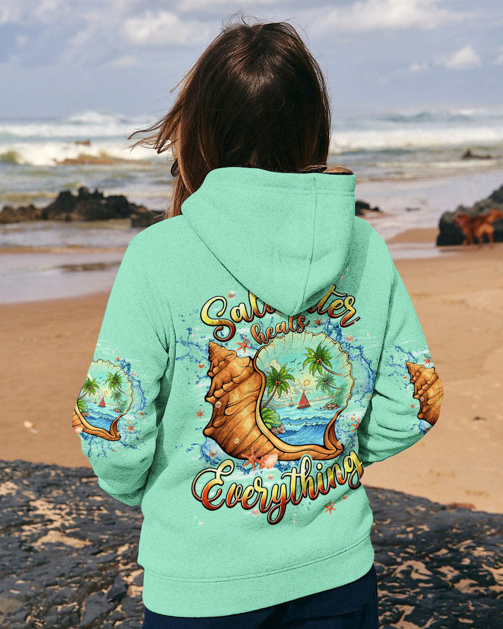 BLISSCORNERS SALTWATER HEALS EVERYTHING ALL OVER PRINT