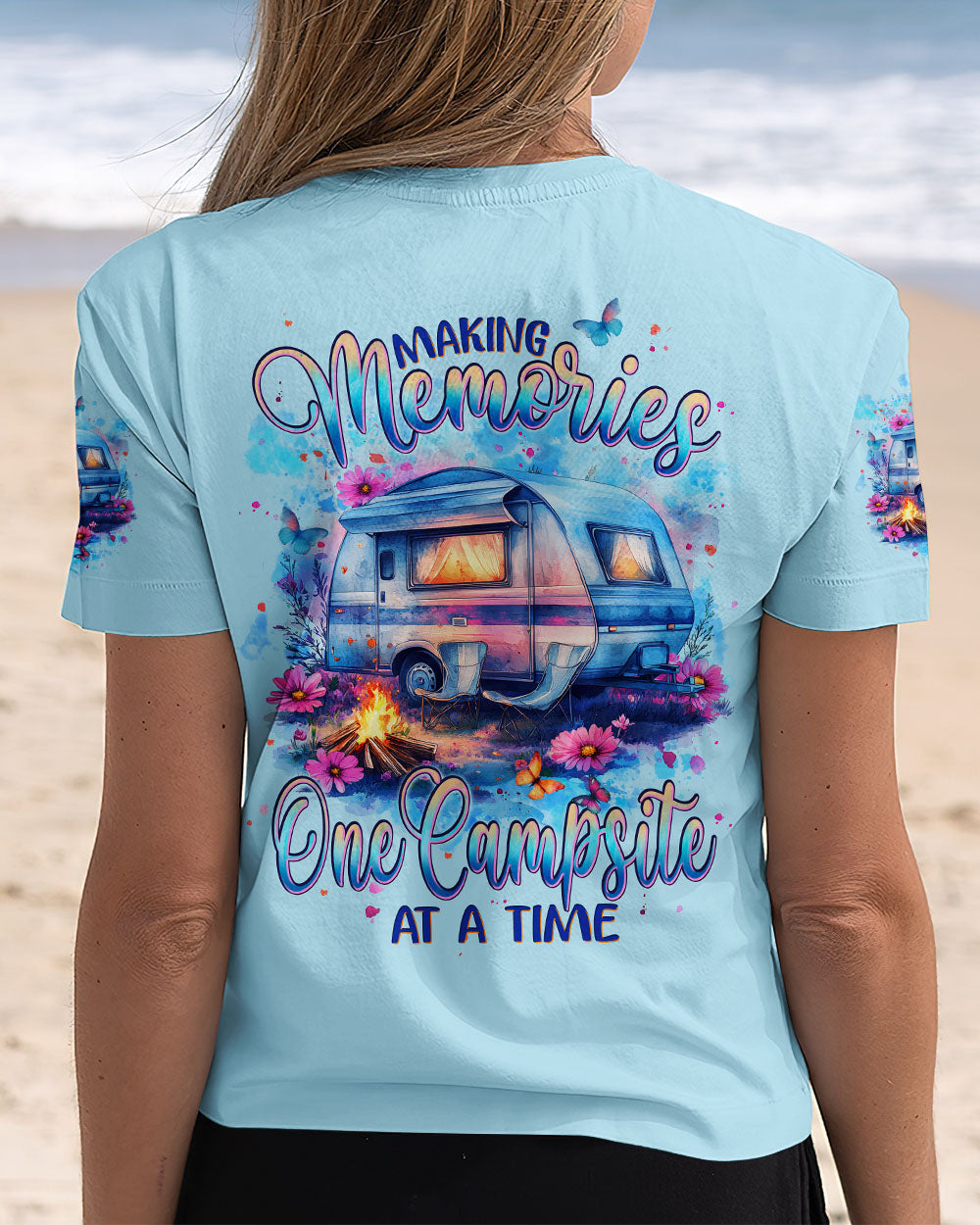 BLISSCORNERS MAKING MEMORIES ONE CAMPSITE AT A TIME ALL OVER PRINT