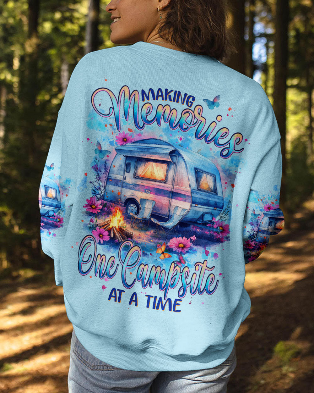 BLISSCORNERS MAKING MEMORIES ONE CAMPSITE AT A TIME ALL OVER PRINT