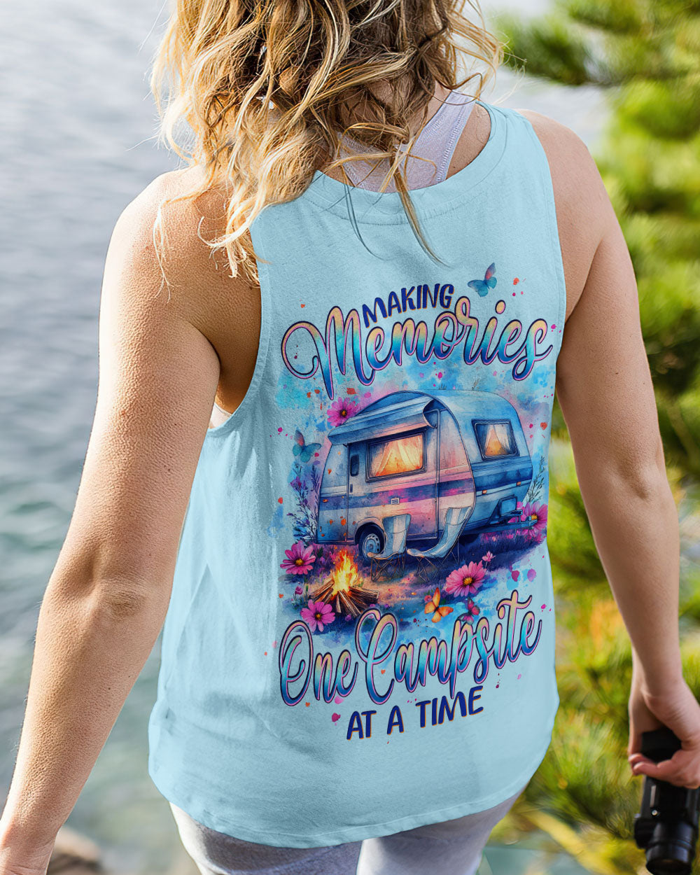 BLISSCORNERS MAKING MEMORIES ONE CAMPSITE AT A TIME ALL OVER PRINT