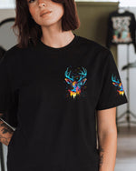 BLISSCORNERS AND INTO THE FOREST I GO DEER ALL OVER PRINT