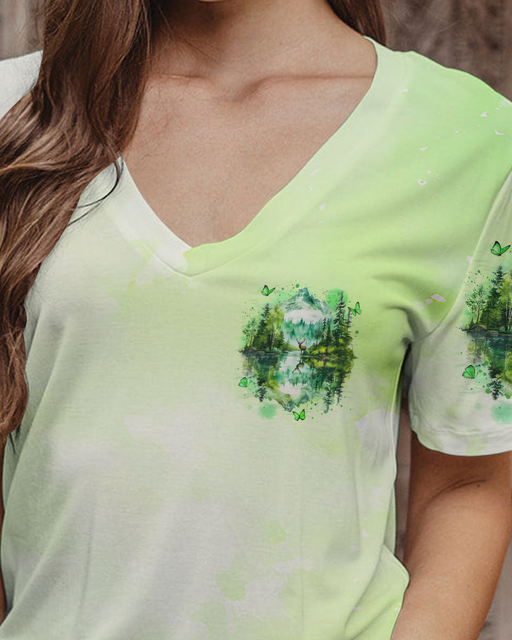 BLISSCORNERS GET LOST IN NATURE AND FIND YOURSELF COMPASS ALL OVER PRINT