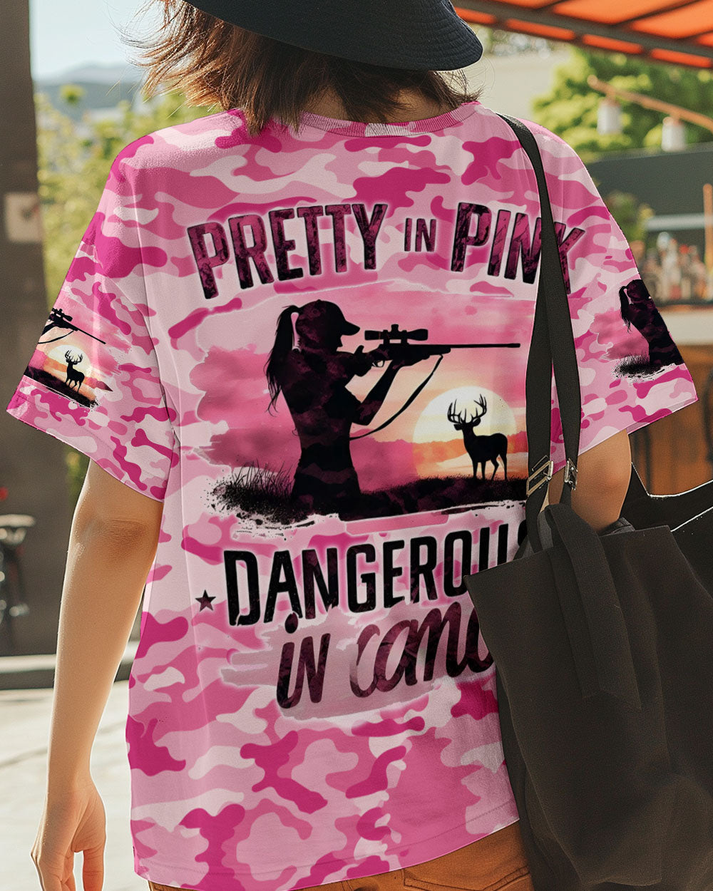 BLISSCORNERS PRETTY IN PINK HUNTING CAMO ALL OVER PRINT