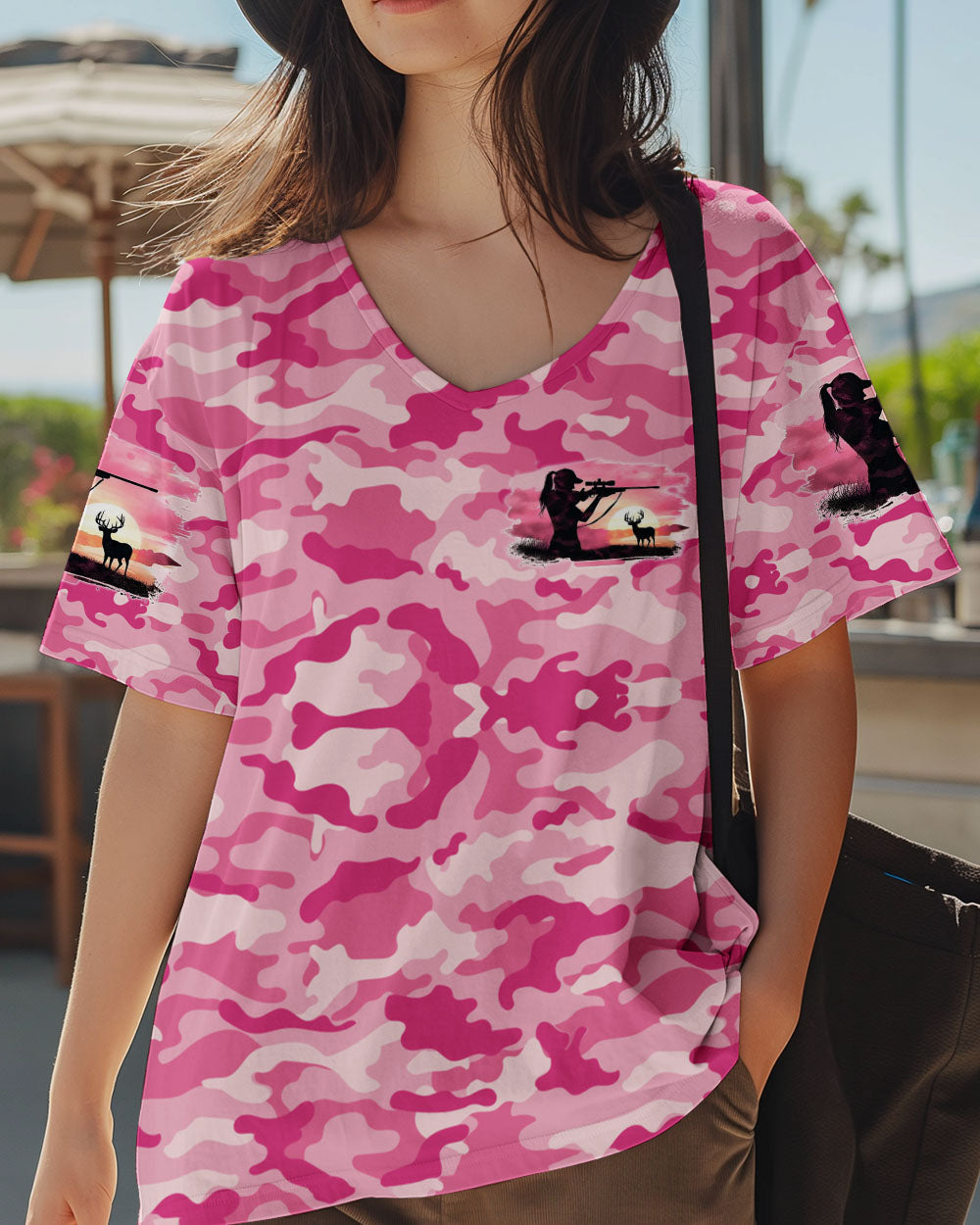 BLISSCORNERS (HOT DEAL) PRETTY IN PINK HUNTING CAMO ALL OVER PRINT