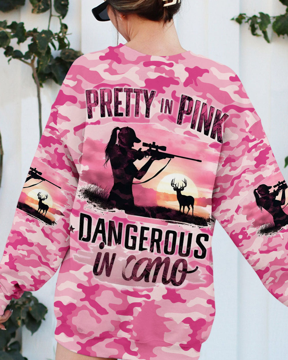 BLISSCORNERS (HOT DEAL) PRETTY IN PINK HUNTING CAMO ALL OVER PRINT