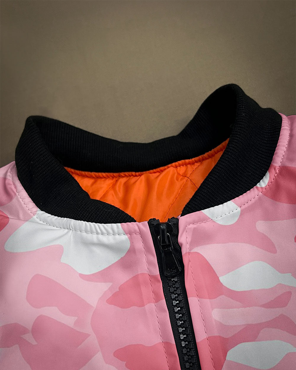 BLISSCORNERS PRETTY IN PINK HUNTING BOMBER JACKET