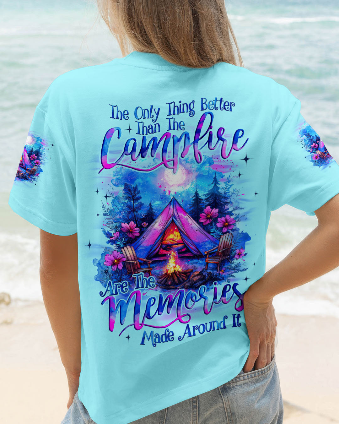 BLISSCORNERS THE ONLY THING BETTER THAN THE CAMPFIRE ALL OVER PRINT