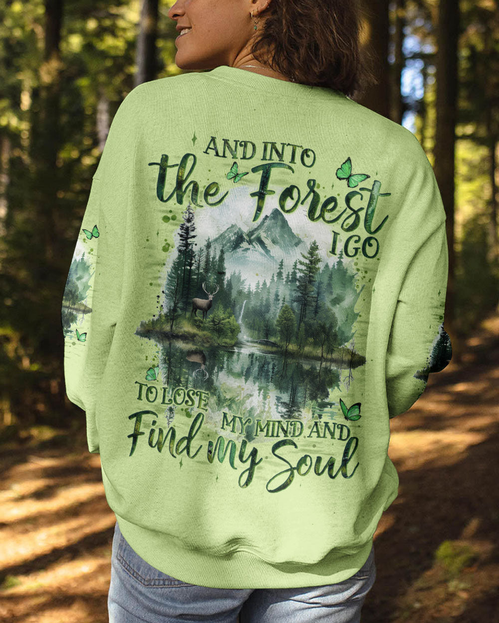 BLISSCORNERS AND INTO THE FOREST I GO ALL OVER PRINT