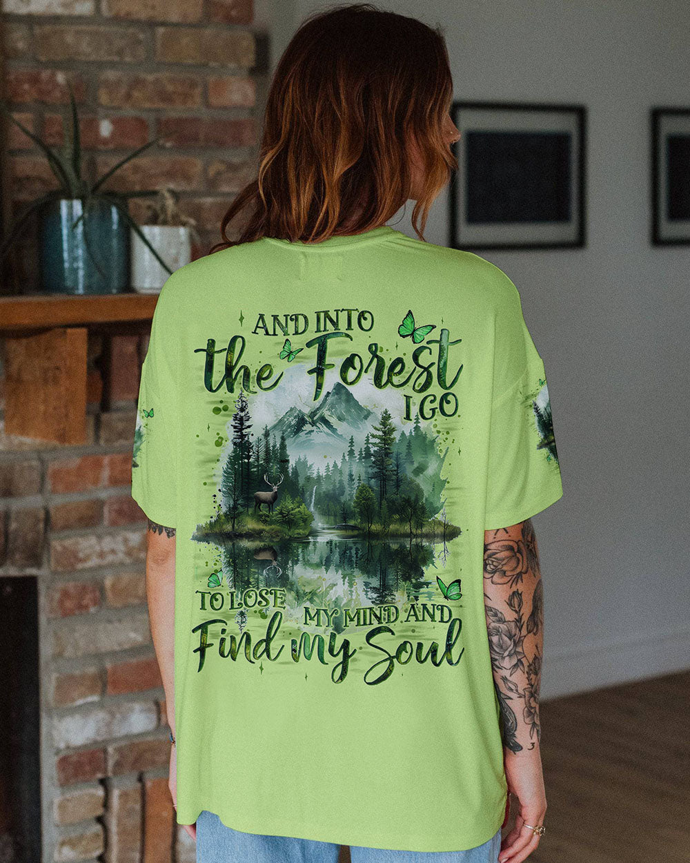 BLISSCORNERS AND INTO THE FOREST I GO ALL OVER PRINT