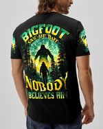 BLISSCORNERS BIGFOOT SAW ME BUT NOBODY BELIEVES HIM ALL OVER PRINT
