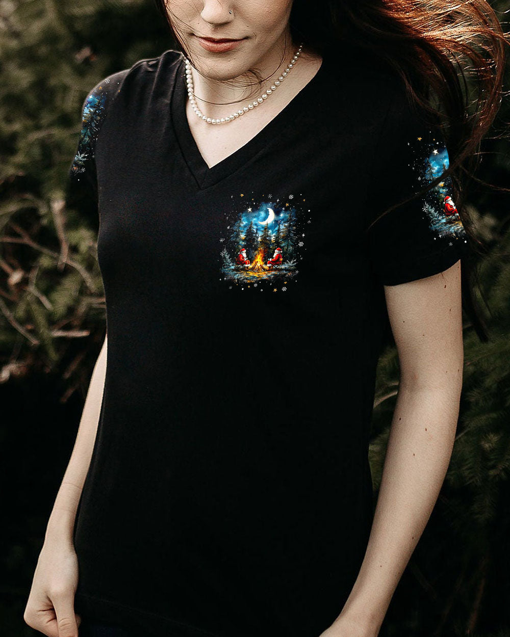 BLISSCORNERS MAKING MEMORIES ONE CAMPFIRE AT A TIME CHRISTMAS ALL OVER PRINT
