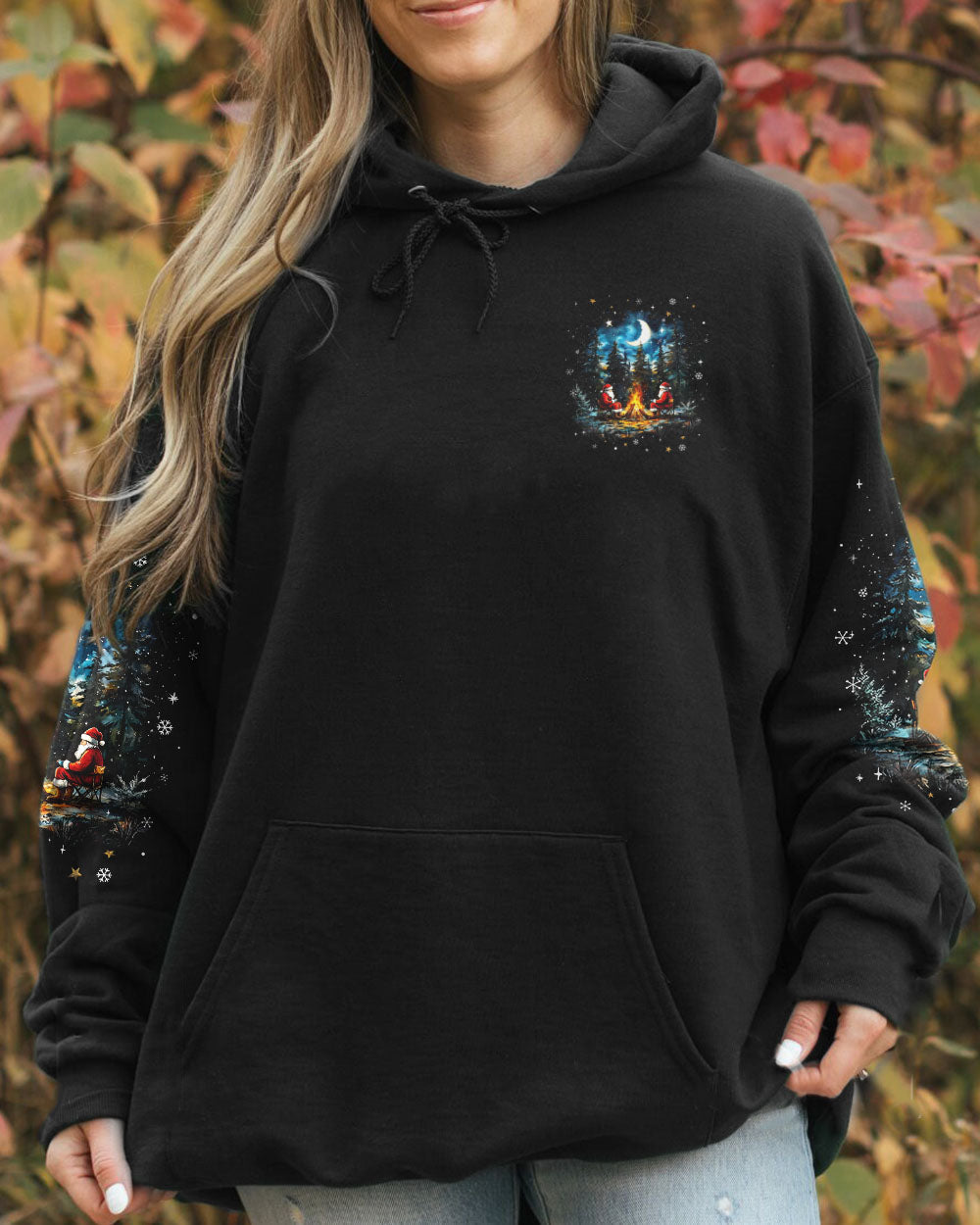BLISSCORNERS MAKING MEMORIES ONE CAMPFIRE AT A TIME CHRISTMAS ALL OVER PRINT
