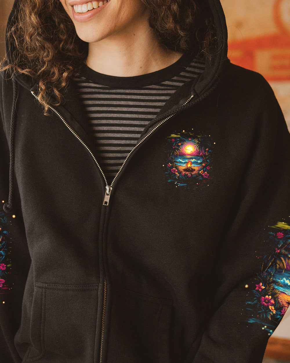 BLISSCORNERS MAKING MEMORIES ONE CAMPFIRE AT A TIME BEACH ALL OVER PRINT