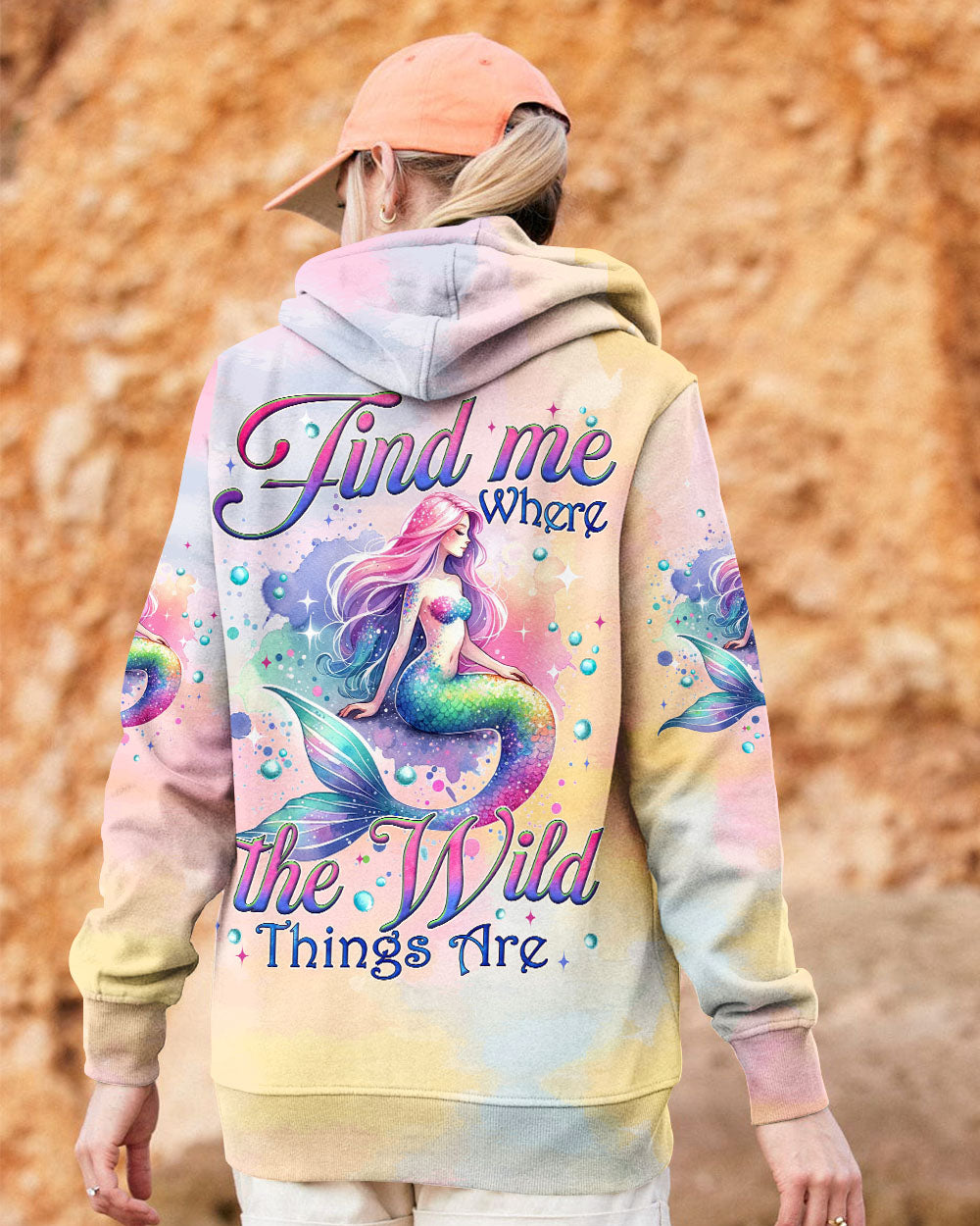 BLISSCORNERS FIND ME WHERE THE WILD THINGS ARE MERMAID ALL OVER PRINT