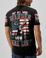 BLISSCORNERS NOT ALL WHO WANDER ARE LOST DEER ALL OVER PRINT