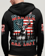 BLISSCORNERS NOT ALL WHO WANDER ARE LOST DEER ALL OVER PRINT