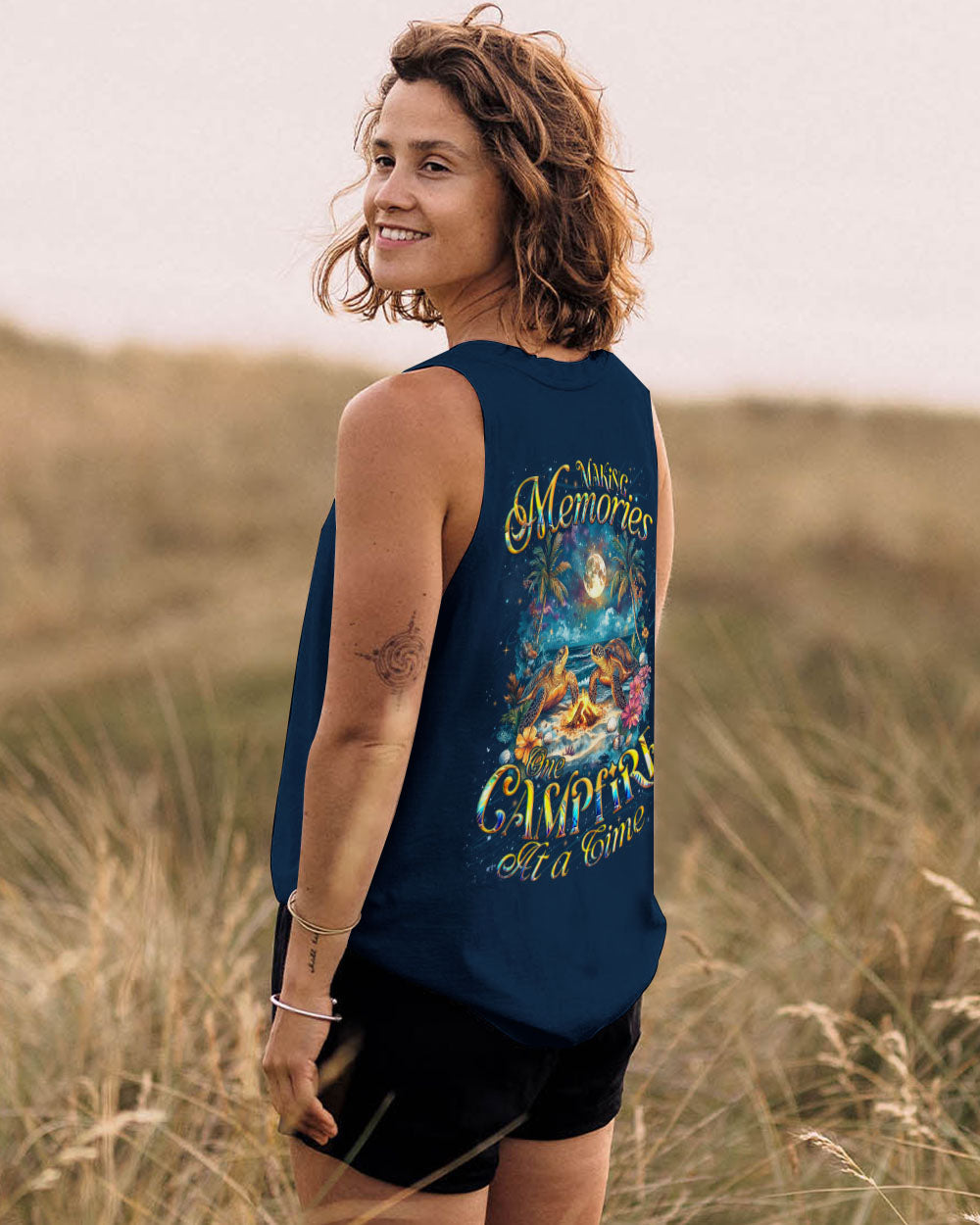 BLISSCORNERS MAKING MEMORIES ONE CAMPFIRE AT A TIME TURTLES ALL OVER PRINT