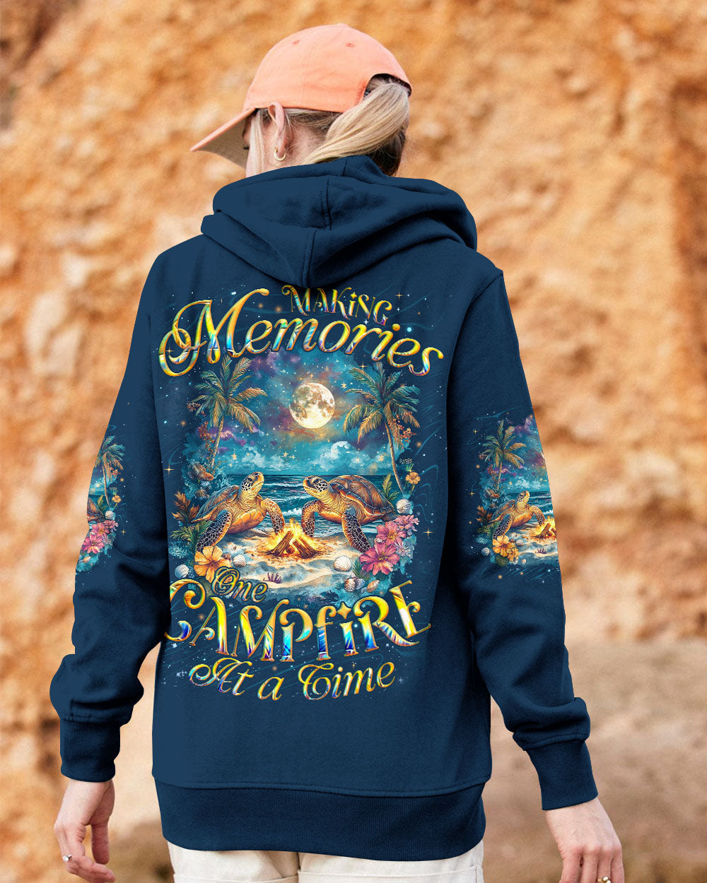 BLISSCORNERS MAKING MEMORIES ONE CAMPFIRE AT A TIME TURTLES ALL OVER PRINT