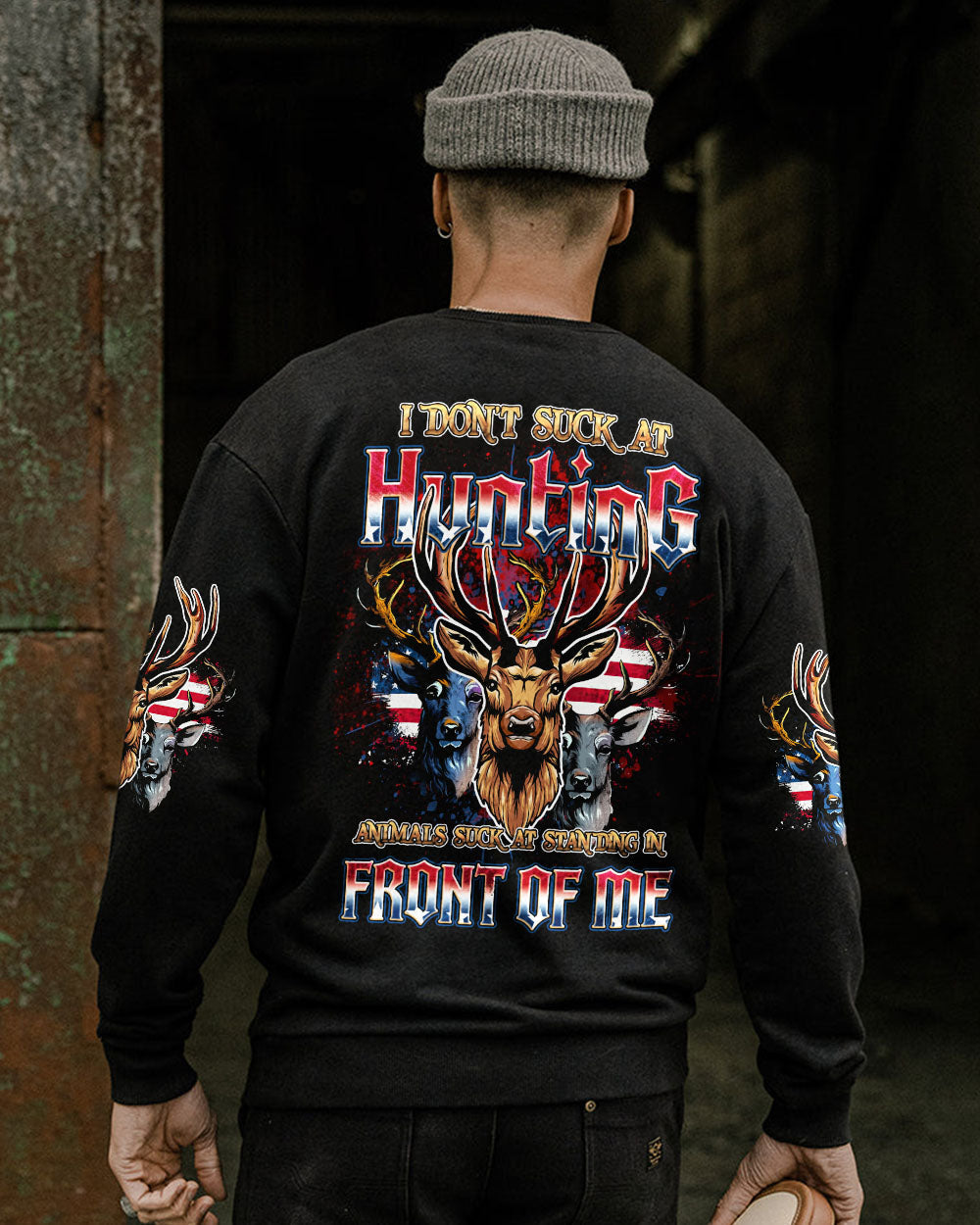 BLISSCORNERS I DON'T SUCK AT HUNTING ALL OVER PRINT