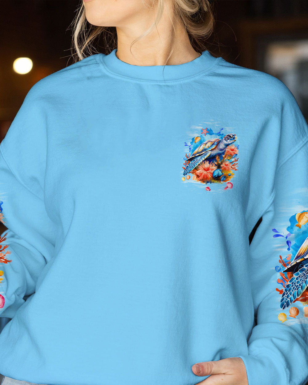 BLISSCORNERS BE COMFORTABLE TURTLE ALL OVER PRINT