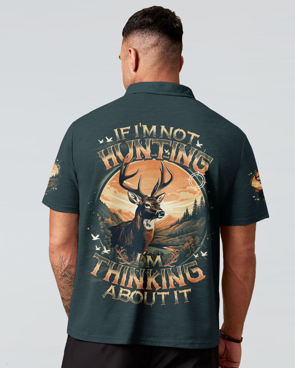 BLISSCORNERS IF I'M NOT HUNTING DEER ALL OVER PRINT