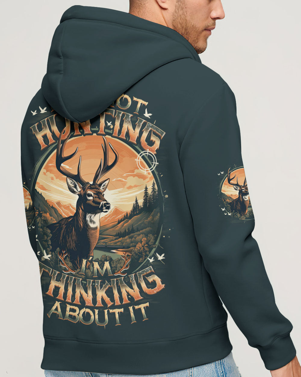 BLISSCORNERS IF I'M NOT HUNTING DEER ALL OVER PRINT