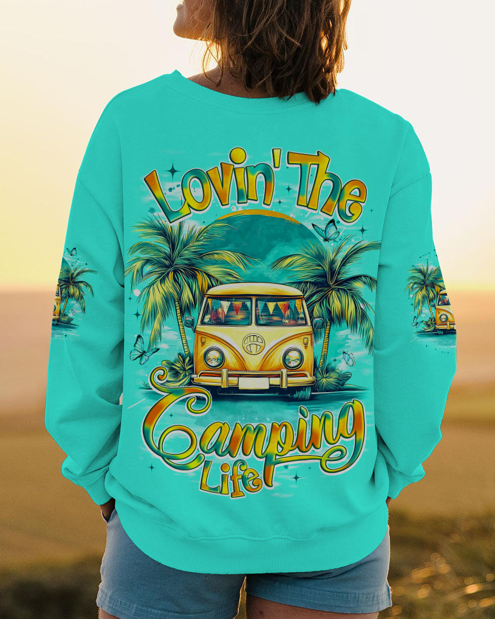BLISSCORNERS LOVIN' THE CAMPING LIFE ALL OVER PRINT