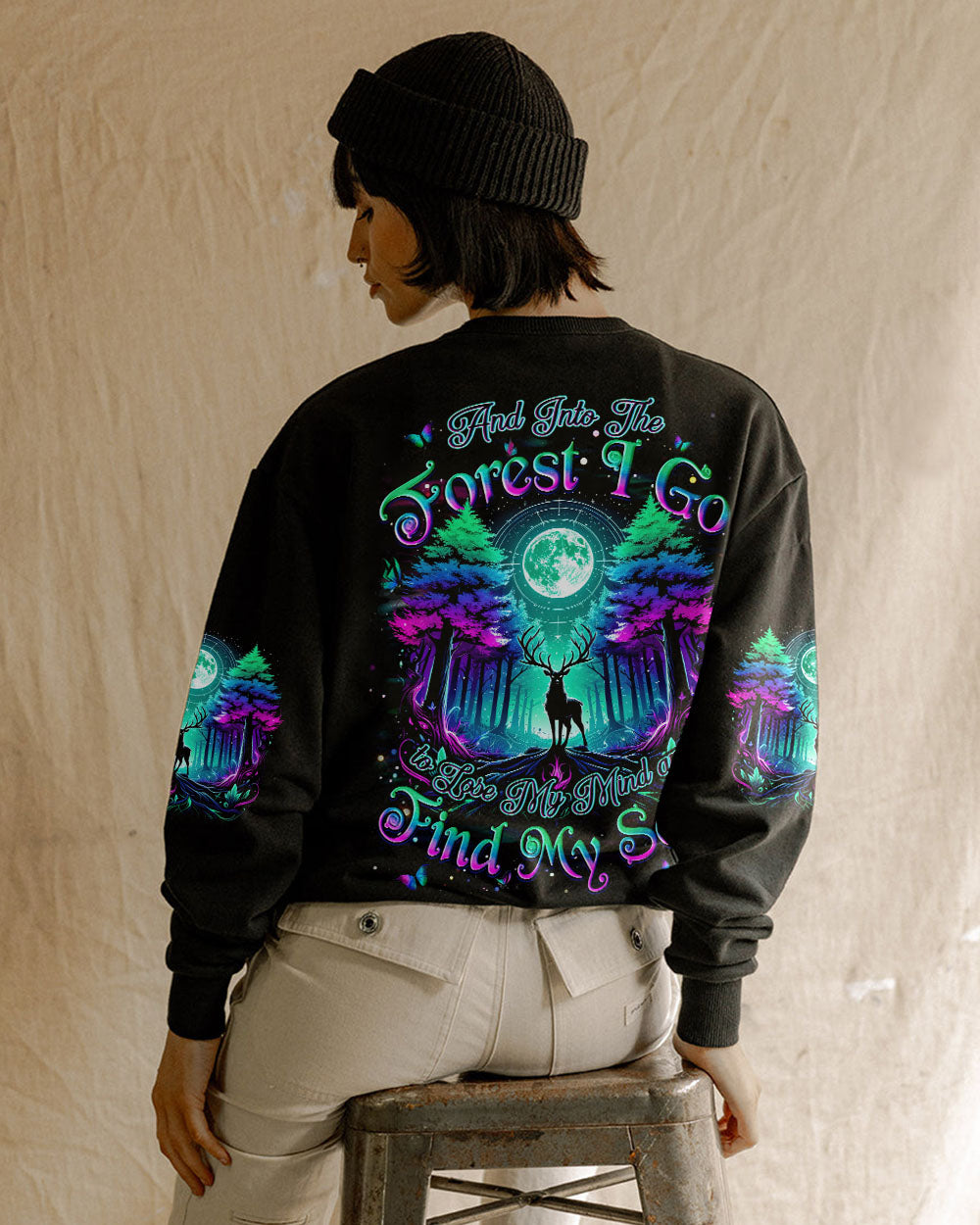 BLISSCORNERS AND INTO THE FOREST I GO ALL OVER PRINT